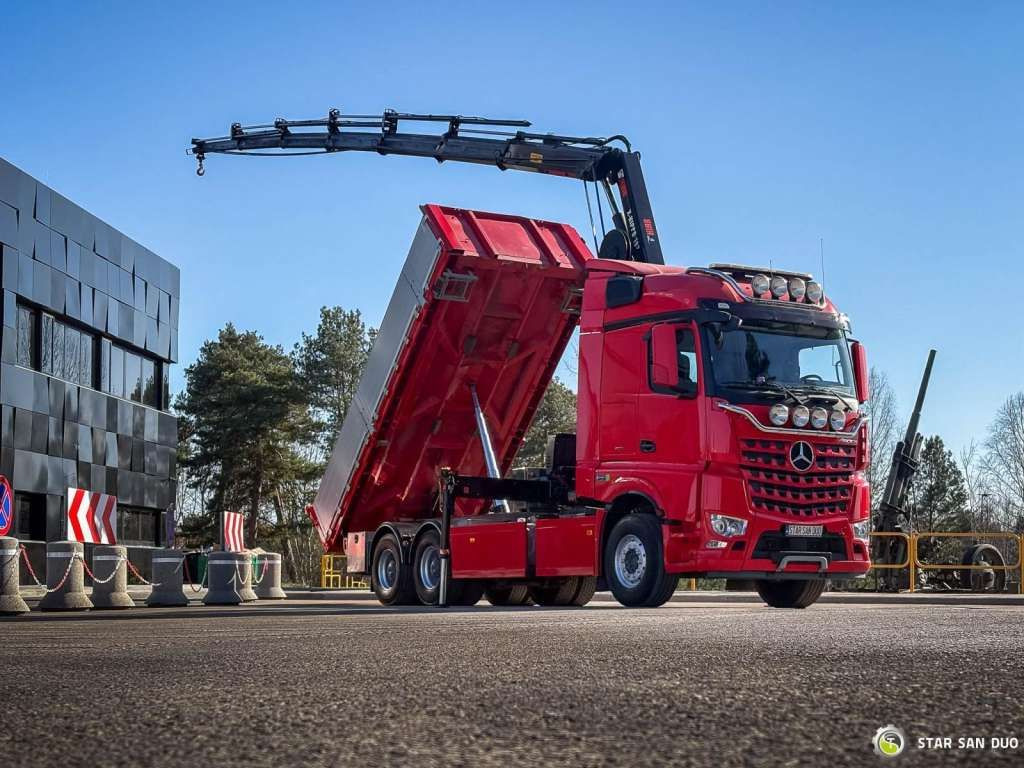 Mercedes-Benz AROCS 3358L 6x4 HIAB 192X-HIPRO E-6 Crane Kippe - Camión grúa: foto 3 Mercedes-Benz AROCS 3358L 6x4 HIAB 192X-HIPRO E-6 Crane Kippe - Camión grúa: foto 3