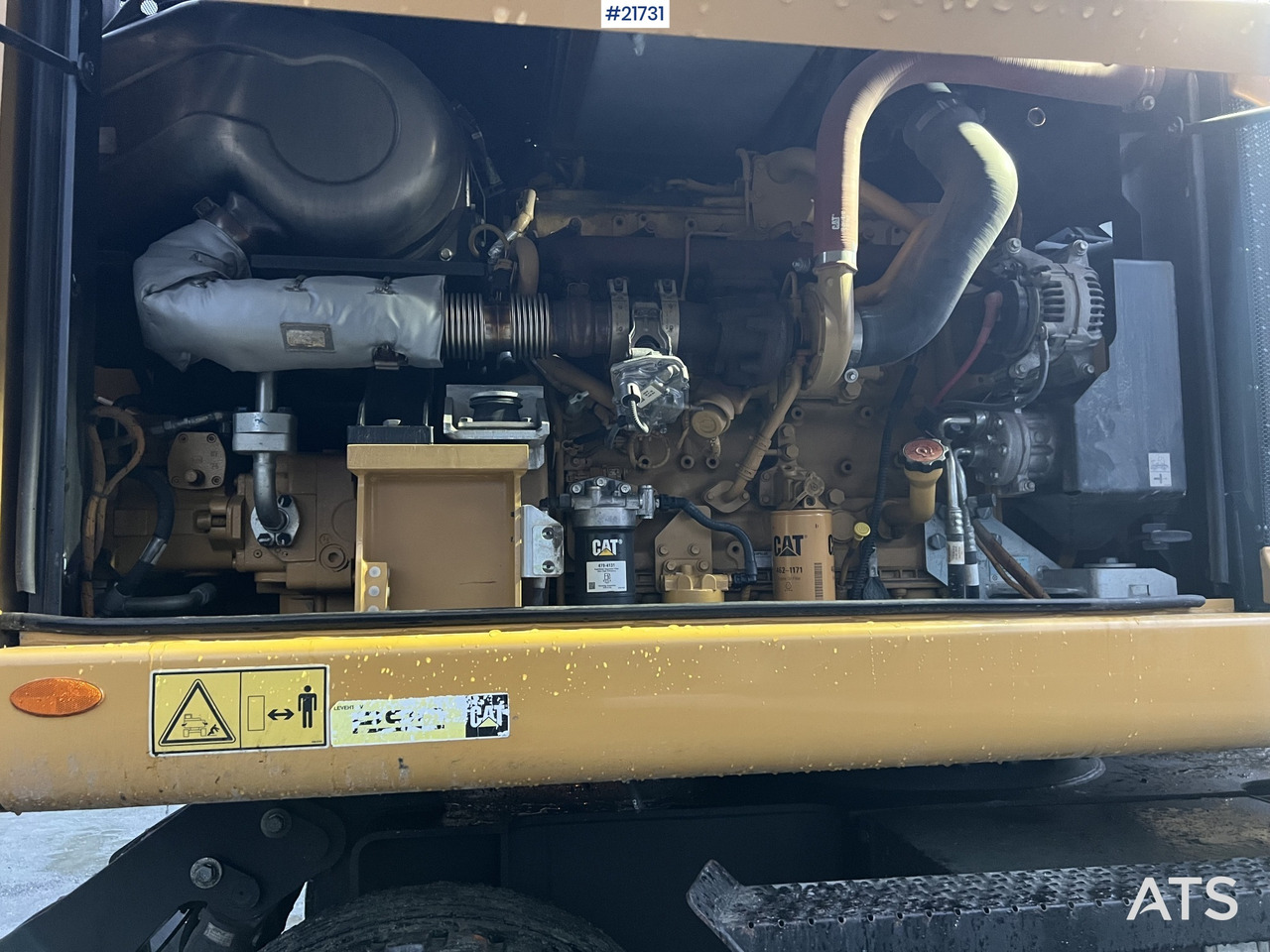 Excavadora de ruedas CAT M318F Hjulmaskin m/ oilquick og tannskuffe: foto 14 Excavadora de ruedas CAT M318F Hjulmaskin m/ oilquick og tannskuffe: foto 14