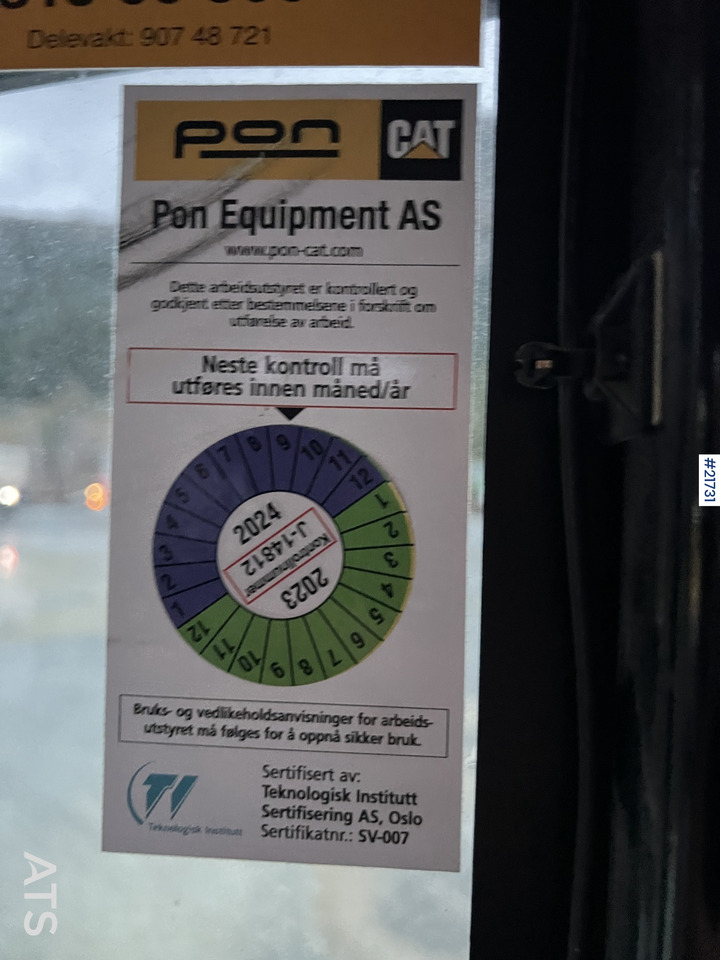 Excavadora de ruedas CAT M318F Hjulmaskin m/ oilquick og tannskuffe: foto 41 Excavadora de ruedas CAT M318F Hjulmaskin m/ oilquick og tannskuffe: foto 41