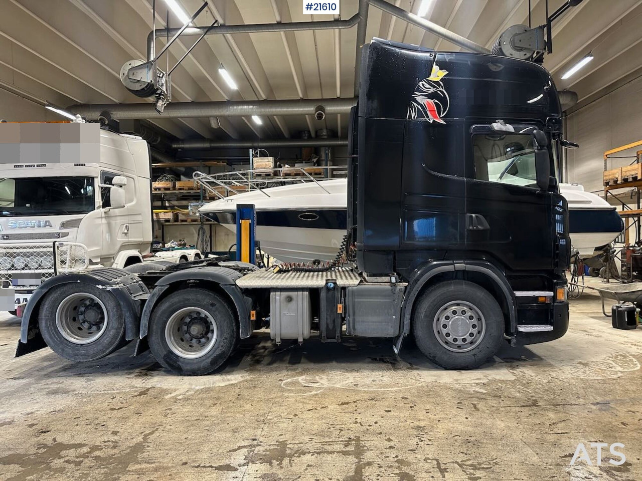 Scania R620 6x2 trekkvogn m/ tipphydraulikk og opplegg for asfaltpåbygg. Clutch byttet i juni. SE VIDEO. - Cabeza tractora: foto 3 Scania R620 6x2 trekkvogn m/ tipphydraulikk og opplegg for asfaltpåbygg. Clutch byttet i juni. SE VIDEO. - Cabeza tractora: foto 3