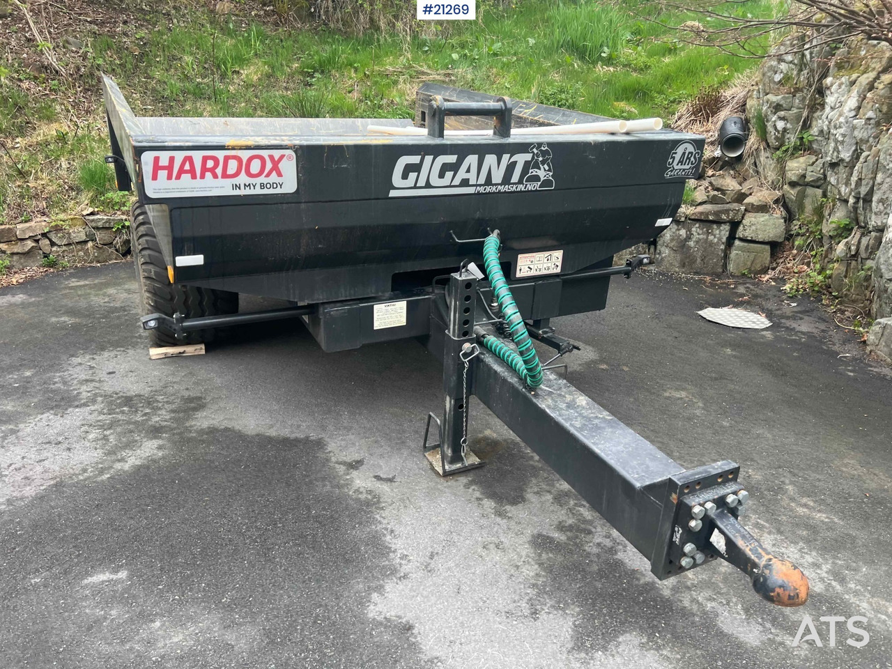 Gigant Hjulmaskin Henger - Remolque porta maquinaria: foto 2 Gigant Hjulmaskin Henger - Remolque porta maquinaria: foto 2