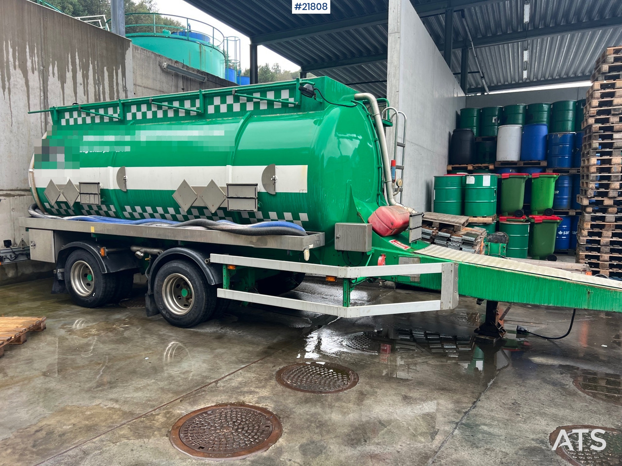 Jyki 2002 jyki ts2-15cr 2 akslet tankhenger rep.objekt - Remolque cisterna: foto 1 Jyki 2002 jyki ts2-15cr 2 akslet tankhenger rep.objekt - Remolque cisterna: foto 1