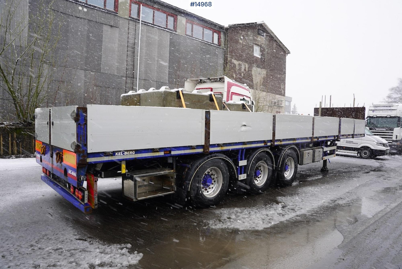 Kel-berg Rettsemi m/uttrekk - Semirremolque plataforma/ Caja abierta: foto 3 Kel-berg Rettsemi m/uttrekk - Semirremolque plataforma/ Caja abierta: foto 3