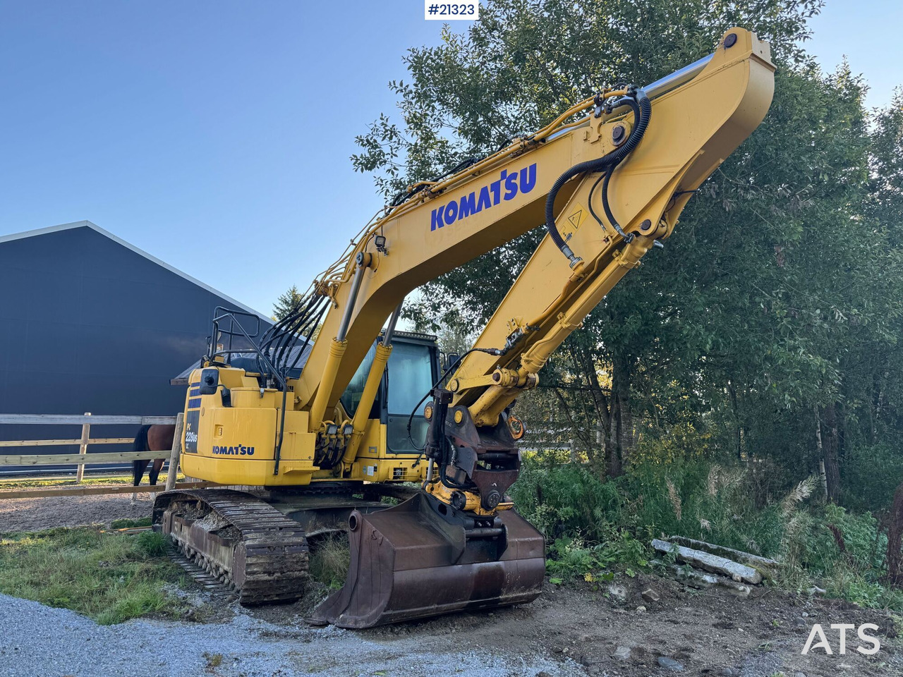 Komatsu PC228 m/ pusseskuffe og rotortilt! - Excavadora de cadenas: foto 5 Komatsu PC228 m/ pusseskuffe og rotortilt! - Excavadora de cadenas: foto 5