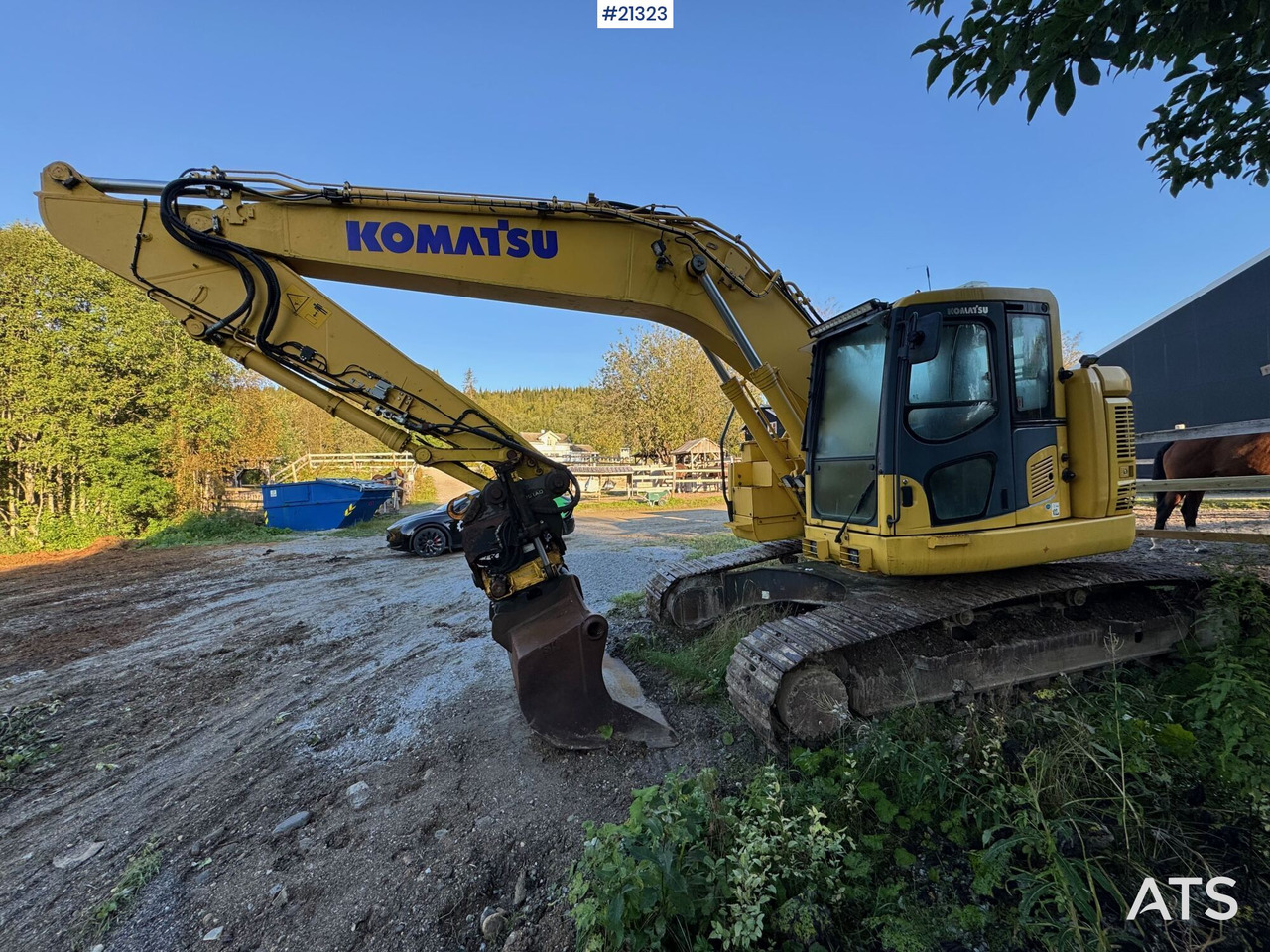 Komatsu PC228 m/ pusseskuffe og rotortilt! - Excavadora de cadenas: foto 1 Komatsu PC228 m/ pusseskuffe og rotortilt! - Excavadora de cadenas: foto 1