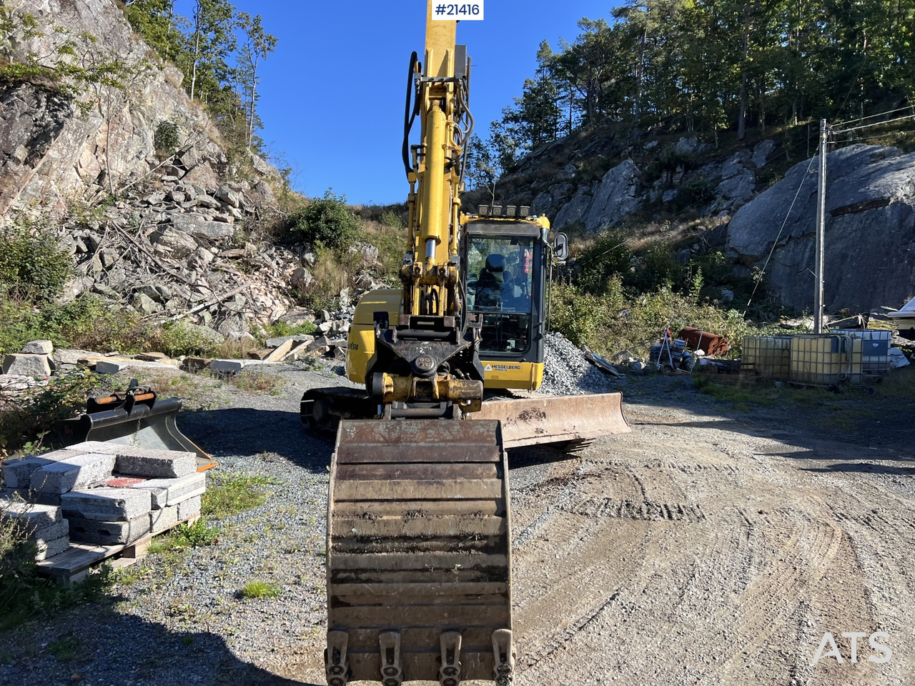 Komatsu PC78us Gravemaskin m/ Rototilt, pusseskuffe, smalskuffe og graveskuffe - Excavadora de cadenas: foto 5 Komatsu PC78us Gravemaskin m/ Rototilt, pusseskuffe, smalskuffe og graveskuffe - Excavadora de cadenas: foto 5