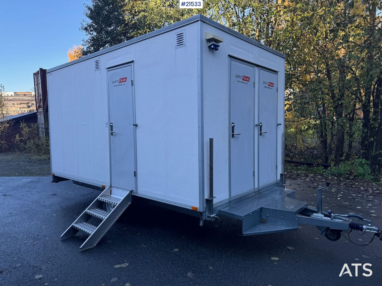 Letthus brakke - Casa contenedor, Remolque: foto 1 Letthus brakke - Casa contenedor, Remolque: foto 1
