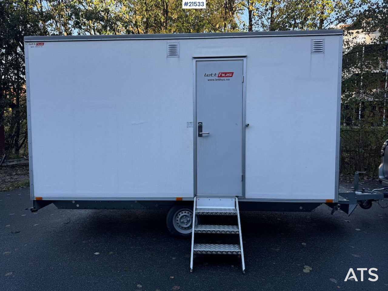 Letthus brakke - Casa contenedor, Remolque: foto 2 Letthus brakke - Casa contenedor, Remolque: foto 2