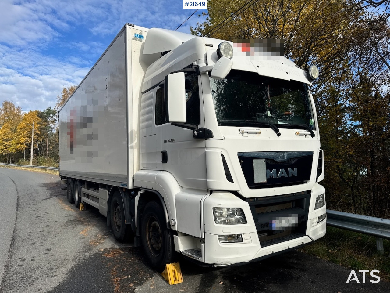 MAN MAN TGS 35.480 8x2 Skapbil m/ Full sideåpning. - Camión caja cerrada: foto 1 MAN MAN TGS 35.480 8x2 Skapbil m/ Full sideåpning. - Camión caja cerrada: foto 1