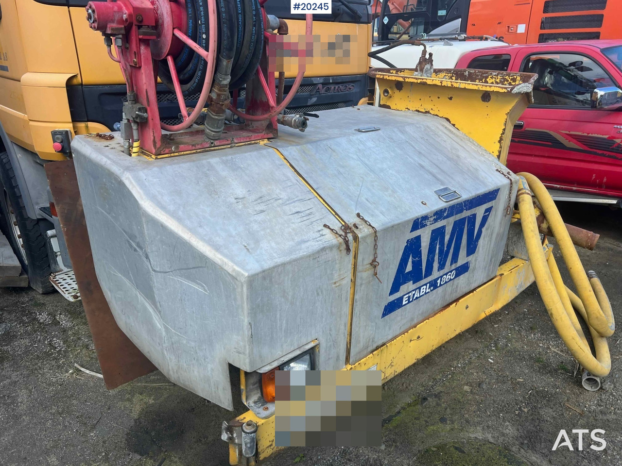 Leasing de Mercedes Actros 2641 6x4 M/ 2008 AMV 7450 Betong sprøyterigg påbygg Mercedes Actros 2641 6x4 M/ 2008 AMV 7450 Betong sprøyterigg påbygg: foto 26