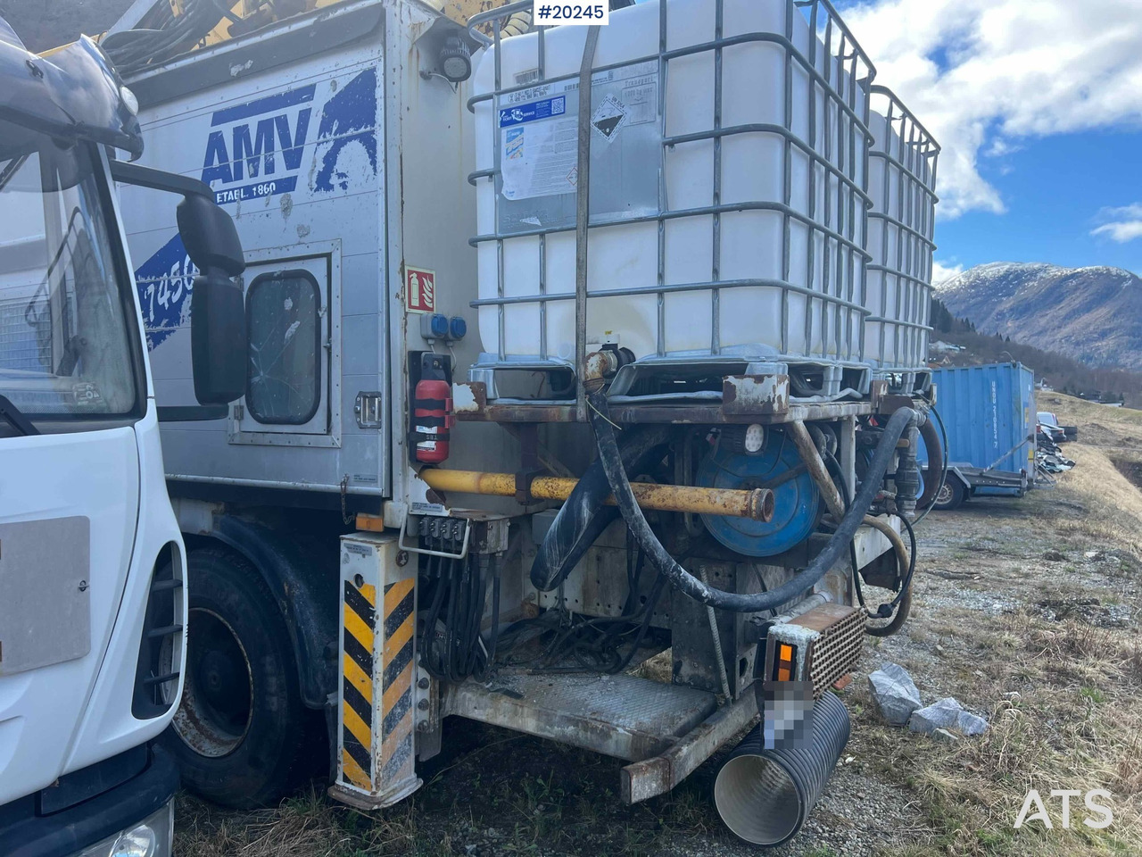 Leasing de Mercedes Actros 2641 6x4 M/ 2008 AMV 7450 Betong sprøyterigg påbygg Mercedes Actros 2641 6x4 M/ 2008 AMV 7450 Betong sprøyterigg påbygg: foto 8