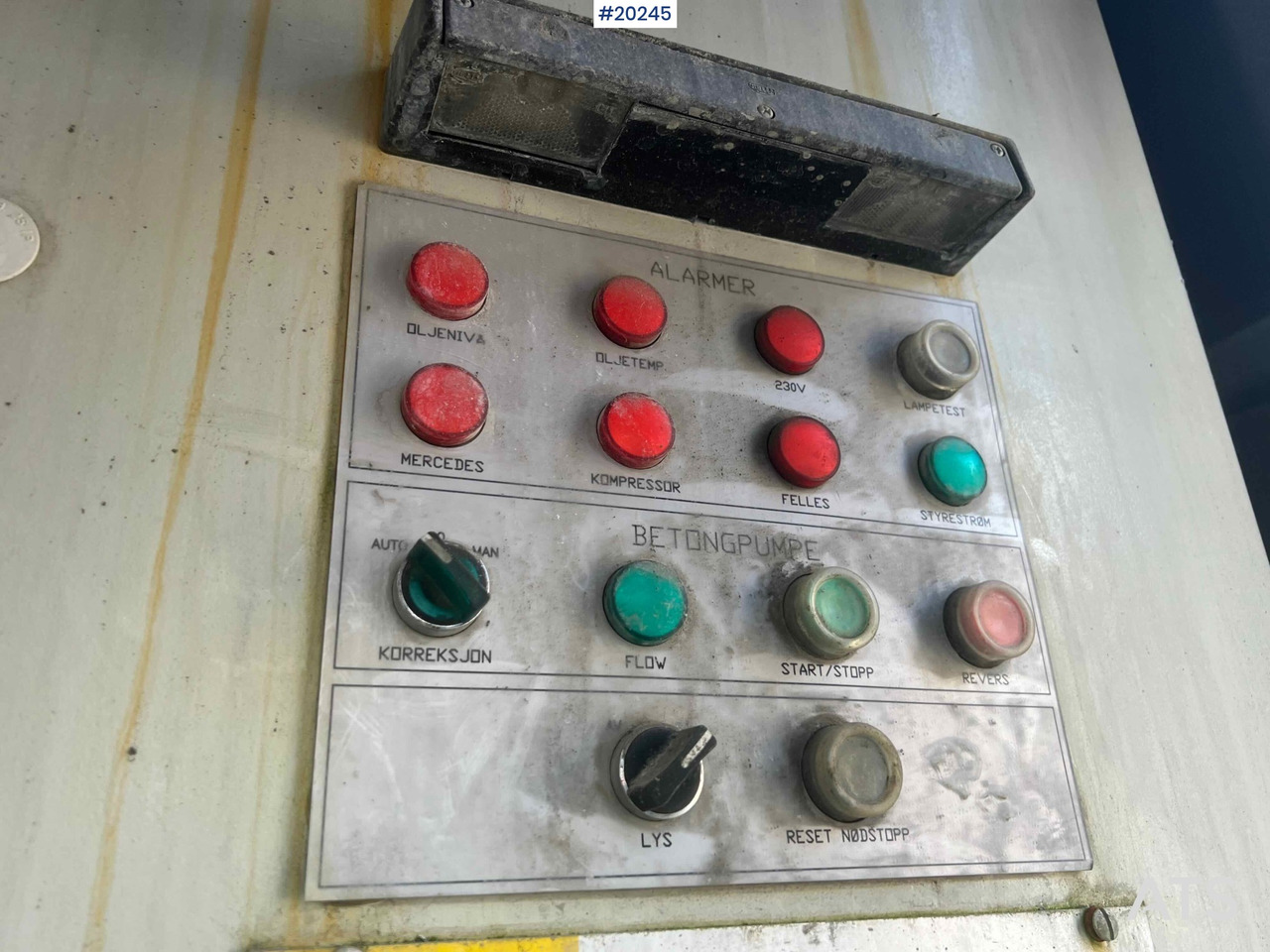 Leasing de Mercedes Actros 2641 6x4 M/ 2008 AMV 7450 Betong sprøyterigg påbygg Mercedes Actros 2641 6x4 M/ 2008 AMV 7450 Betong sprøyterigg påbygg: foto 17