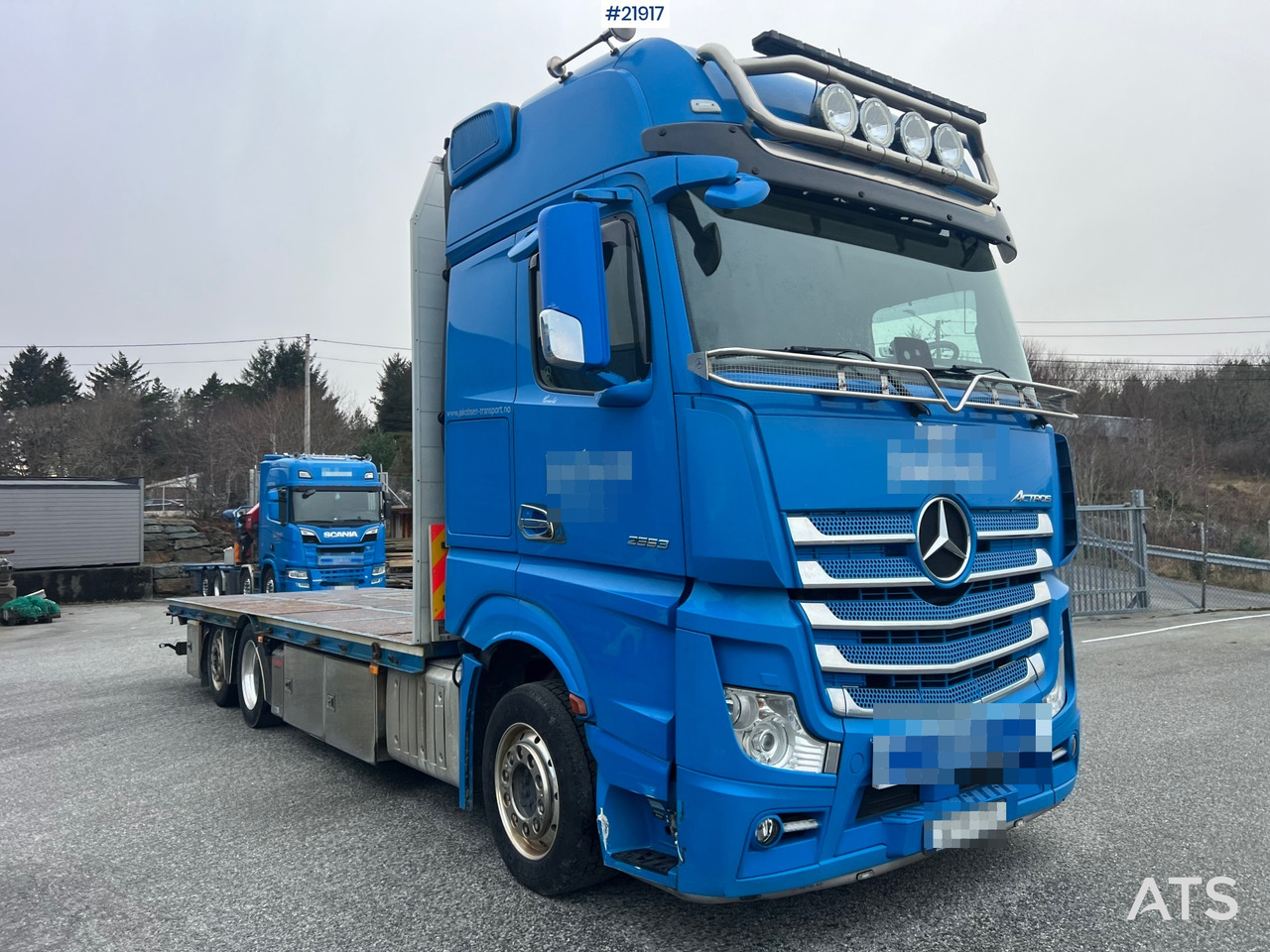 Mercedes-Benz Actros 6x2 planbil m/ 2012 konar 2 akslet plankjerre - Camión caja abierta: foto 4 Mercedes-Benz Actros 6x2 planbil m/ 2012 konar 2 akslet plankjerre - Camión caja abierta: foto 4