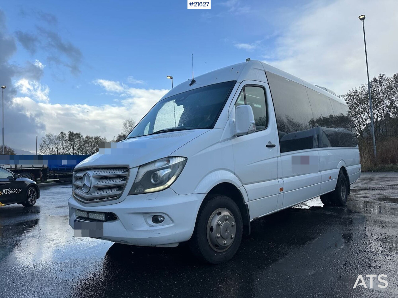 Mercedes Sprinter minibuss 4x2 m/ 16+1 seter, rullestolrampe og handikap plass. - Minibús, Furgoneta de pasajeros: foto 1 Mercedes Sprinter minibuss 4x2 m/ 16+1 seter, rullestolrampe og handikap plass. - Minibús, Furgoneta de pasajeros: foto 1