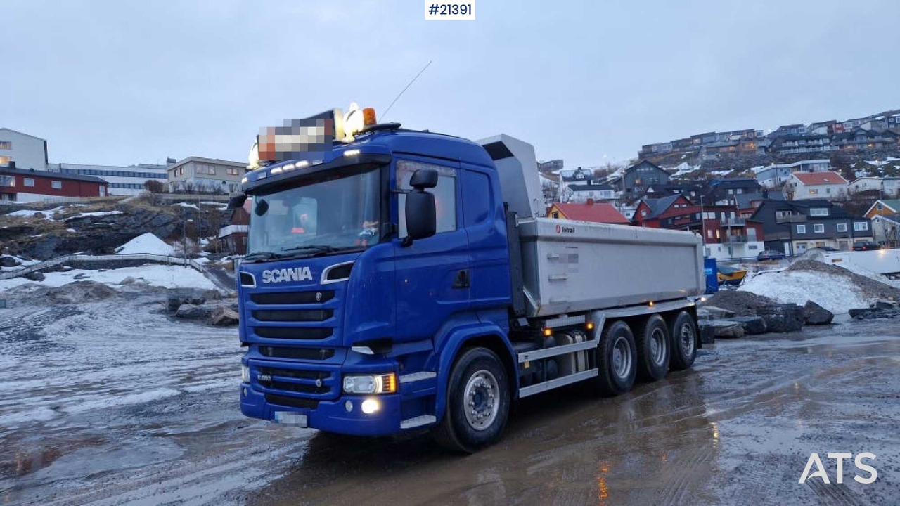 Scania R580 8x4 tippbil. Mye deler byttet! - Camión volquete: foto 4 Scania R580 8x4 tippbil. Mye deler byttet! - Camión volquete: foto 4