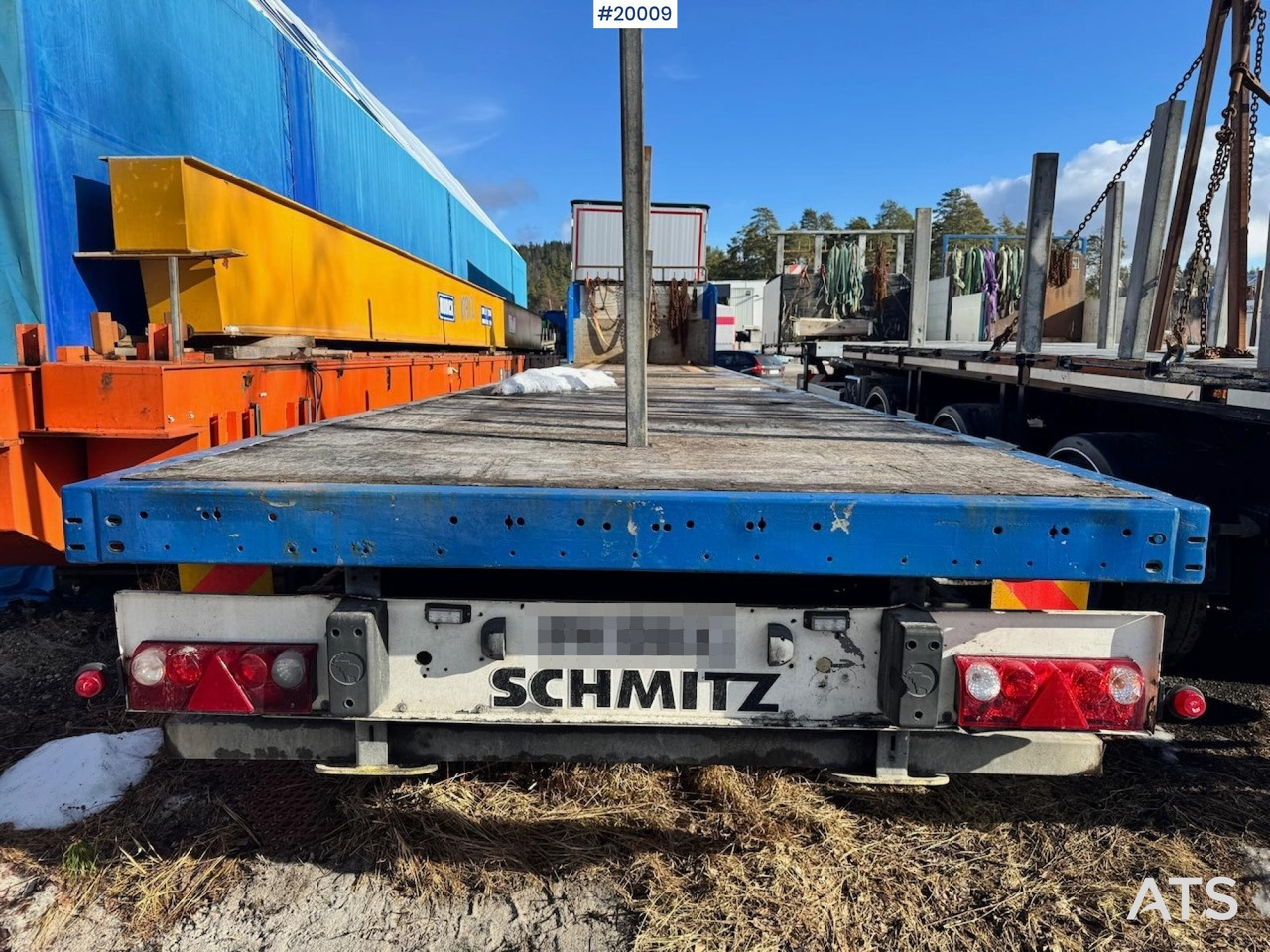 Schmitz Rettsemi - Semirremolque plataforma/ Caja abierta: foto 3 Schmitz Rettsemi - Semirremolque plataforma/ Caja abierta: foto 3