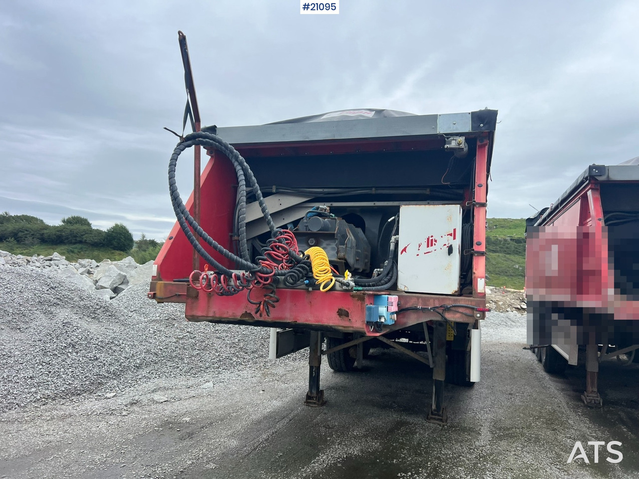 Fliegl Fahrzeugbau ass 3725 Asfaltsemi m/ Push off system og El.kapell - Semirremolque, Construcción de carreteras: foto 2 Fliegl Fahrzeugbau ass 3725 Asfaltsemi m/ Push off system og El.kapell - Semirremolque, Construcción de carreteras: foto 2