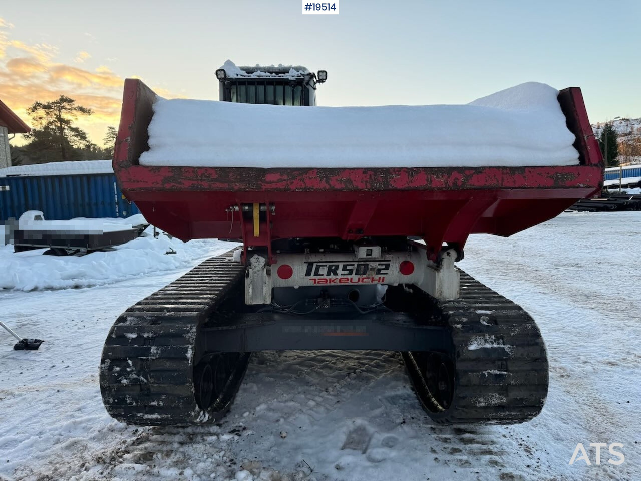 Takeuchi 2021 Takeuchi TCR50-2 Beltedumper.500 Timer. SE VIDEO - Dúmper: foto 4 Takeuchi 2021 Takeuchi TCR50-2 Beltedumper.500 Timer. SE VIDEO - Dúmper: foto 4
