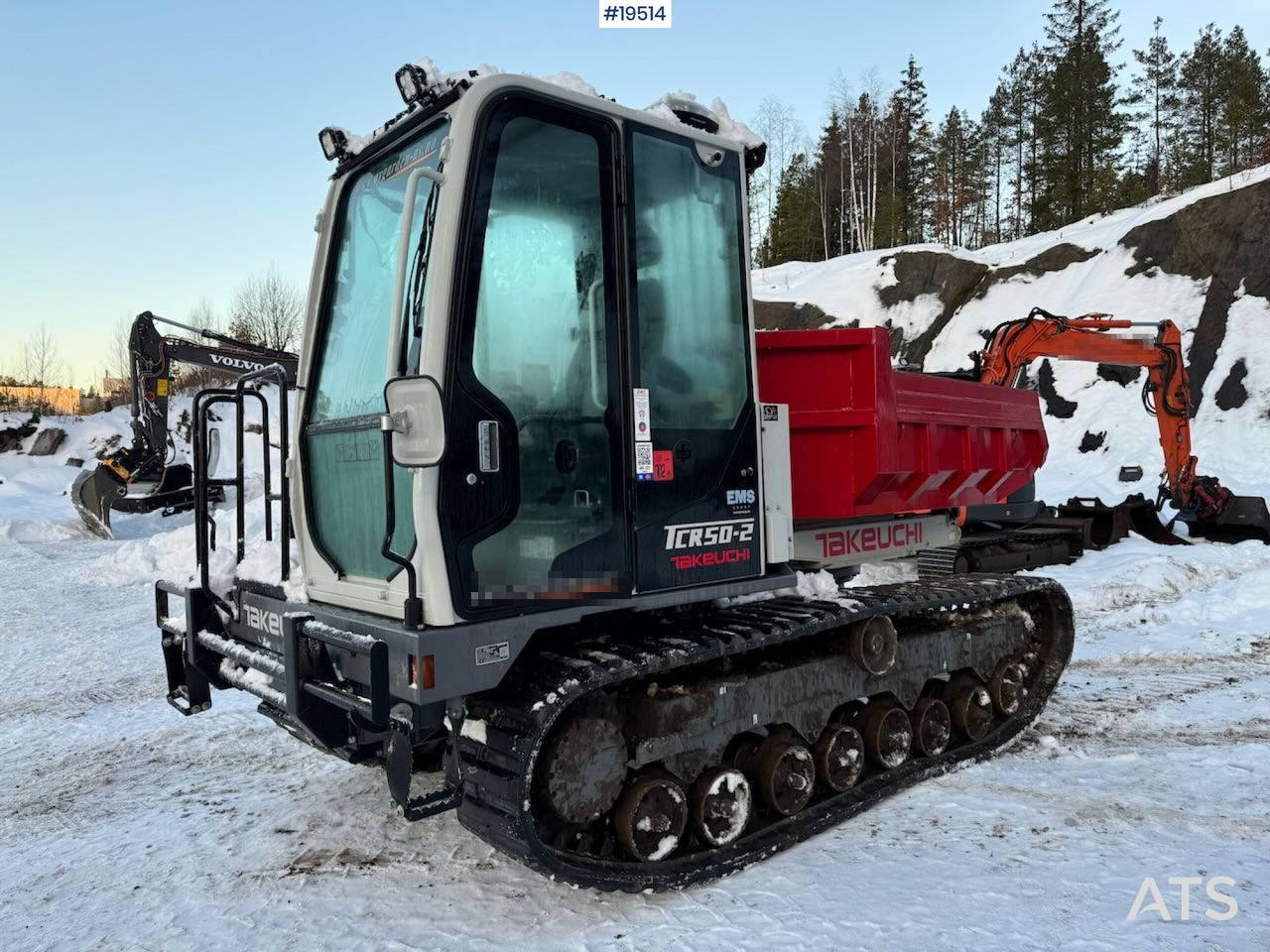 Takeuchi TCR50-2 - Dúmper: foto 2 Takeuchi TCR50-2 - Dúmper: foto 2