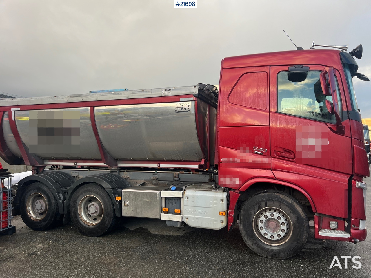 Volvo FH540 6x4 tippbil m/ asfaltkasse og tippkasse - Camión volquete: foto 1 Volvo FH540 6x4 tippbil m/ asfaltkasse og tippkasse - Camión volquete: foto 1