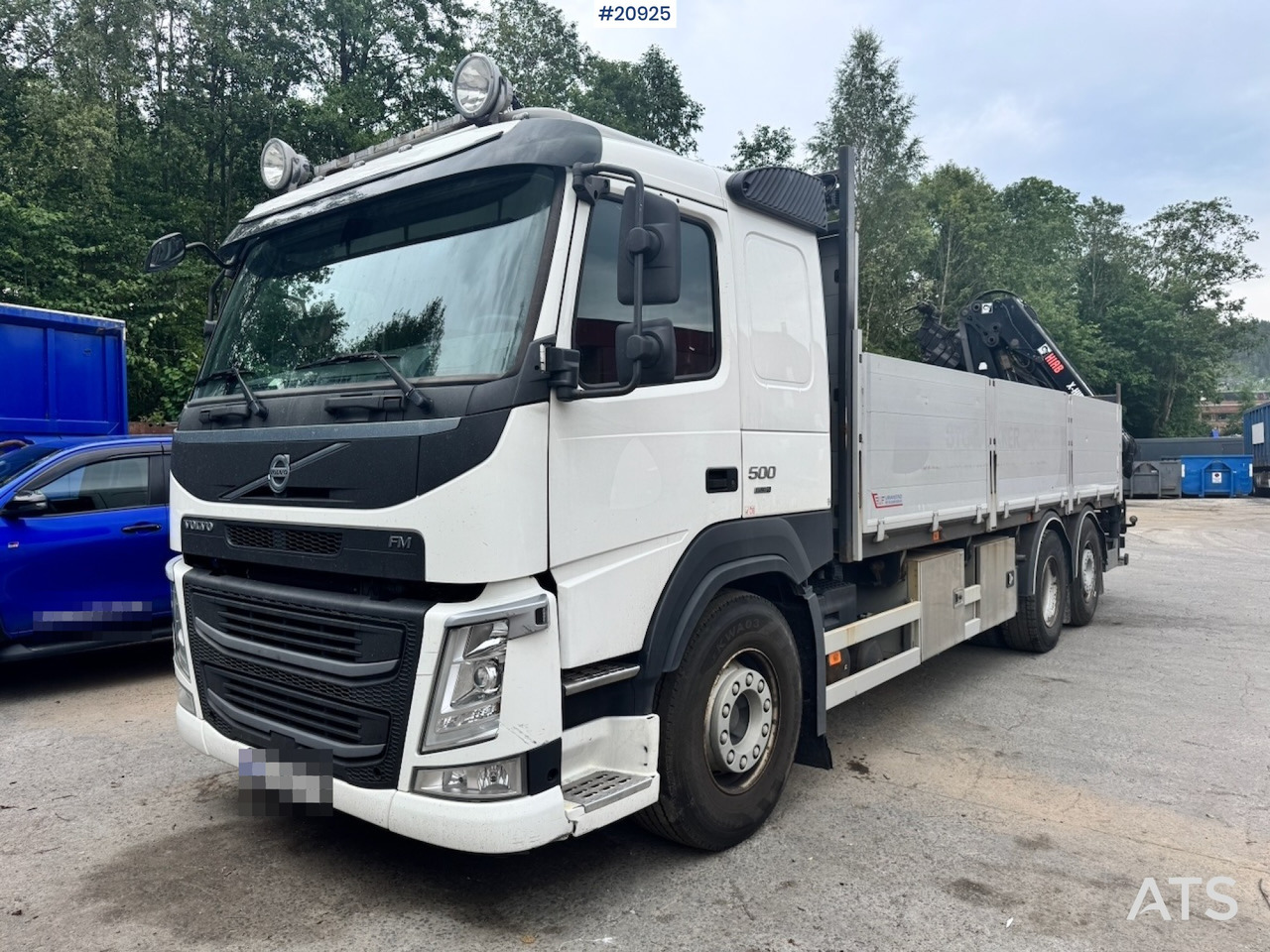 Volvo FM500 - Camión caja abierta, Camión grúa: foto 1 Volvo FM500 - Camión caja abierta, Camión grúa: foto 1