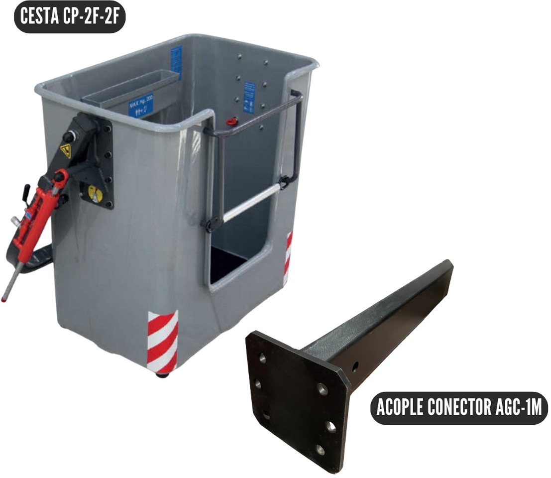 Man Basket + Connection Coupler OF-CP-2F2F+A - Implemento para Grúa para camión: foto 2 Man Basket + Connection Coupler OF-CP-2F2F+A - Implemento para Grúa para camión: foto 2