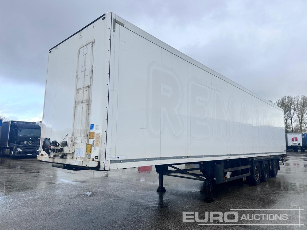 2014 Schmitz Box Trailer, 3 Axle, Steer Axle (Danish Reg. Docs) - Semirremolque caja cerrada: foto 1 2014 Schmitz Box Trailer, 3 Axle, Steer Axle (Danish Reg. Docs) - Semirremolque caja cerrada: foto 1