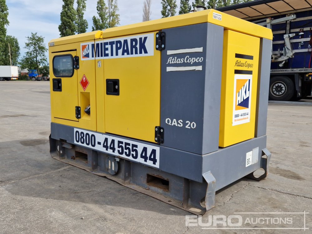 2016 Atlas Copco QAS20 - Generador industriale: foto 3 2016 Atlas Copco QAS20 - Generador industriale: foto 3