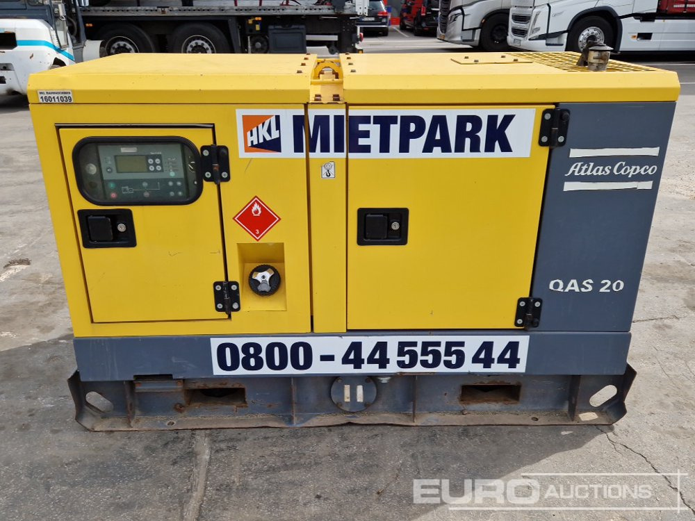 2016 Atlas Copco QAS20 - Generador industriale: foto 2 2016 Atlas Copco QAS20 - Generador industriale: foto 2