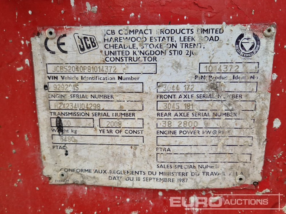 Manipulador telescópico JCB 520-40: foto 24