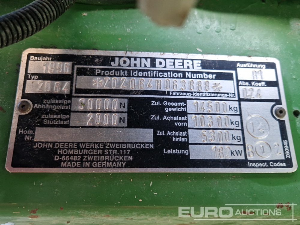 Cosechadora de granos John Deere 2064: foto 37