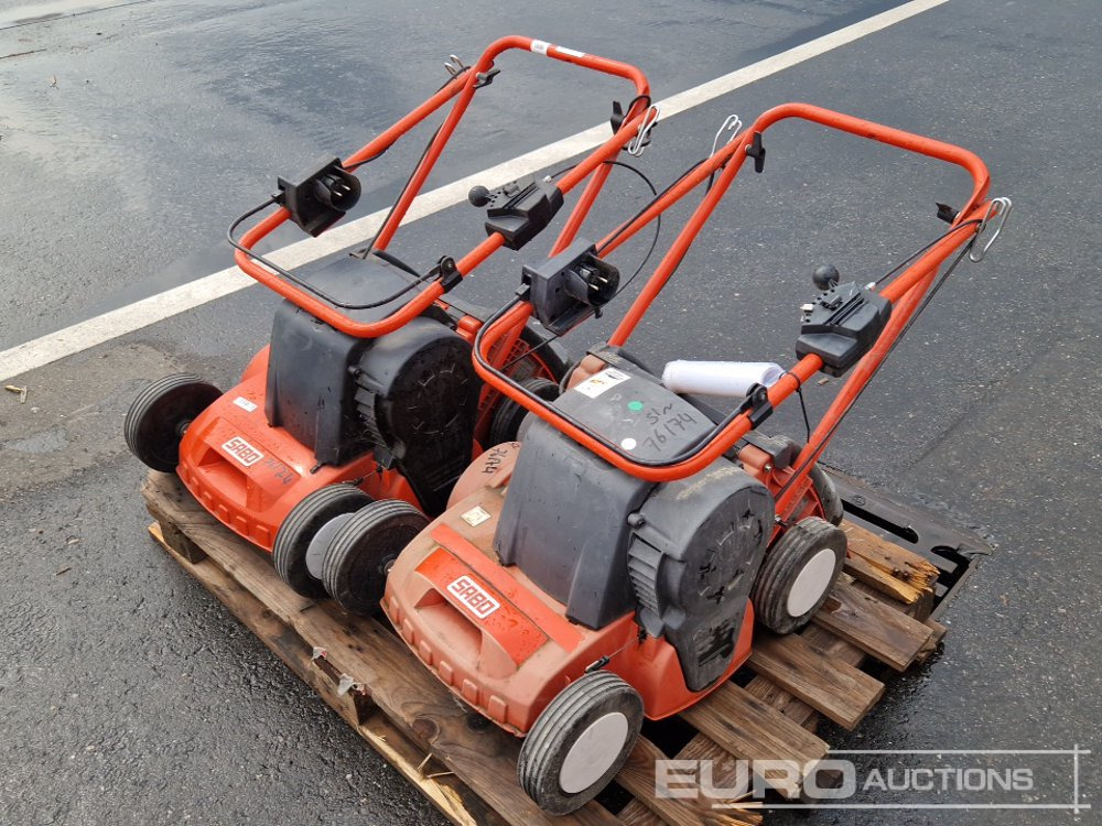 Pallet Of Assorted Lawnmowers - Equipo de construcción: foto 1 Pallet Of Assorted Lawnmowers - Equipo de construcción: foto 1