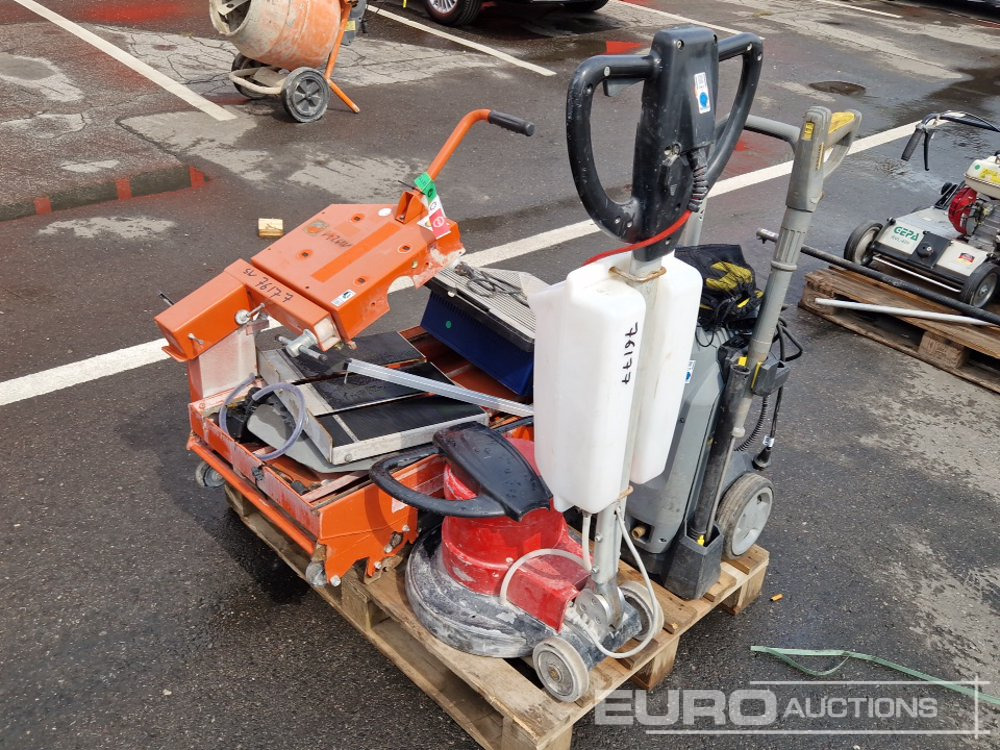 Pallet Of Ground Scraper, Pressure Washer, Masonry Saws - Equipo de construcción: foto 3 Pallet Of Ground Scraper, Pressure Washer, Masonry Saws - Equipo de construcción: foto 3