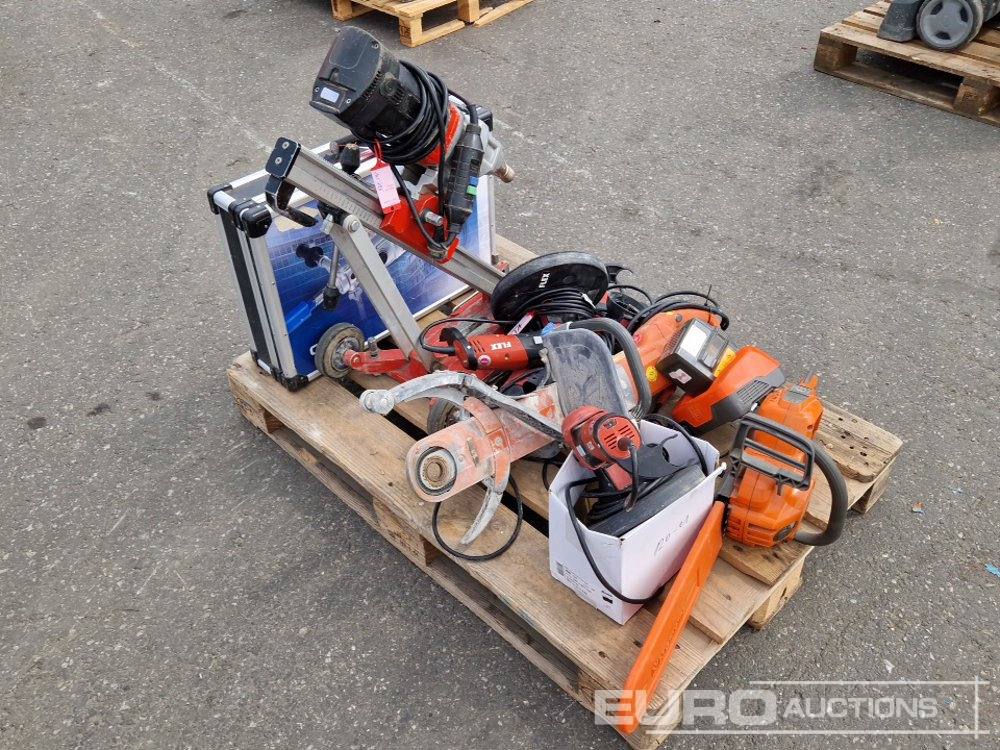 Pallet of Electric Tools, Wall Sanders, Core Drill (2 of) , Quick Cut Saw, Chainsaw - Equipo de construcción: foto 3 Pallet of Electric Tools, Wall Sanders, Core Drill (2 of) , Quick Cut Saw, Chainsaw - Equipo de construcción: foto 3