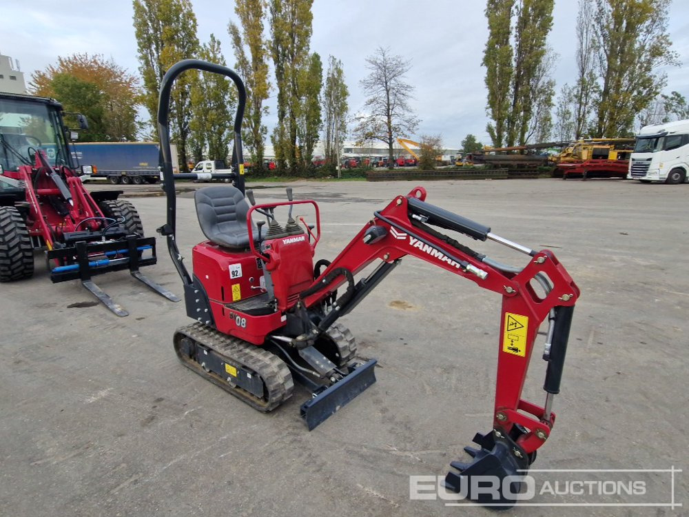 Miniexcavadora Unused 2024 Yanmar SV08-1C: foto 7
