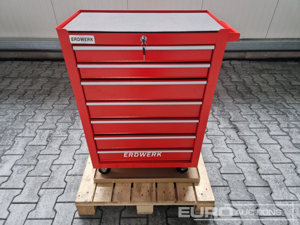 Unused ERDWERK ER7 Tool Cabinet, 7 Drawers, including Tools - Equipo de taller: foto 3 Unused ERDWERK ER7 Tool Cabinet, 7 Drawers, including Tools - Equipo de taller: foto 3