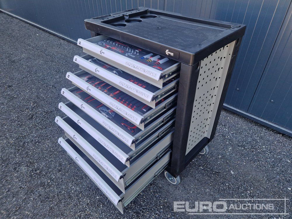 Unused Erdmann XXl Edition 7 Drawer Tool Cabinet c/w Profi Tools - Equipo de taller: foto 1 Unused Erdmann XXl Edition 7 Drawer Tool Cabinet c/w Profi Tools - Equipo de taller: foto 1