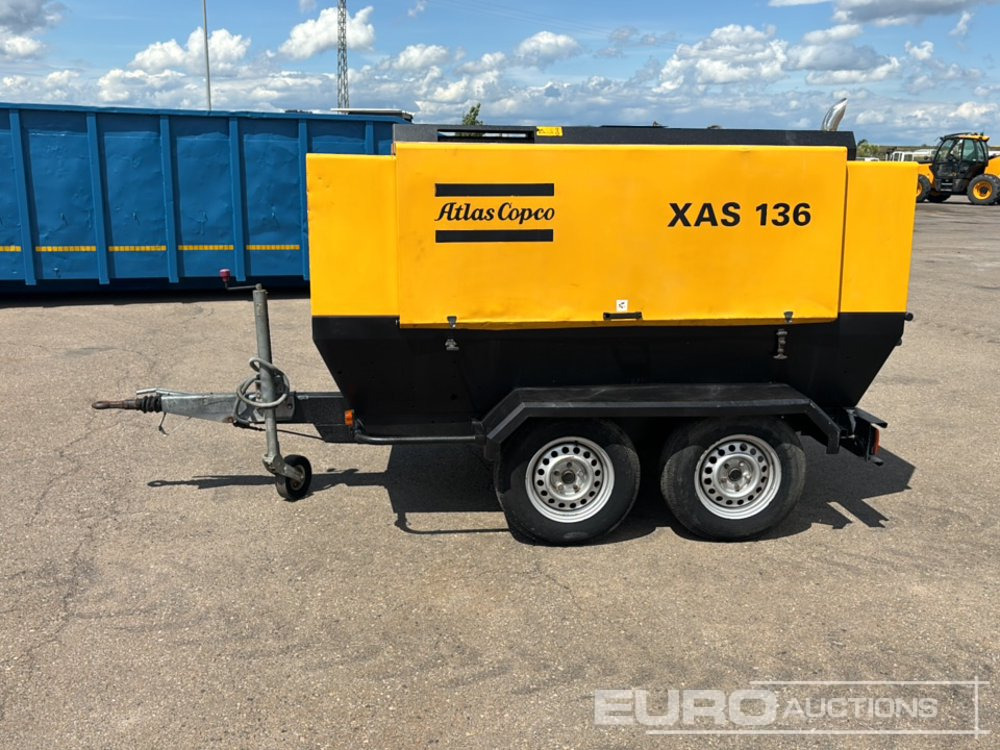 2017 Atlas Copco XAS136DD - Compresor de aire: foto 2 2017 Atlas Copco XAS136DD - Compresor de aire: foto 2