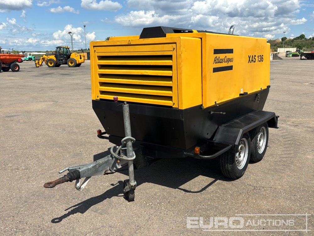 2017 Atlas Copco XAS136DD - Compresor de aire: foto 1 2017 Atlas Copco XAS136DD - Compresor de aire: foto 1