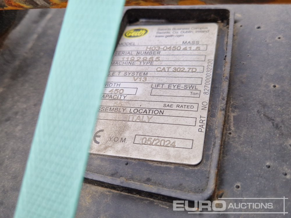 Unused 2024 Geith AT2.8R-1200SR 48" Tilt Ditching Bucket, H03-0450 18" Digging Bucket, H03-0300 12" Digging Bucket 35mm Pin to suit Mini / Conjunto Cazos Excavator - Cazo: foto 5 Unused 2024 Geith AT2.8R-1200SR 48" Tilt Ditching Bucket, H03-0450 18" Digging Bucket, H03-0300 12" Digging Bucket 35mm Pin to suit Mini / Conjunto Cazos Excavator - Cazo: foto 5