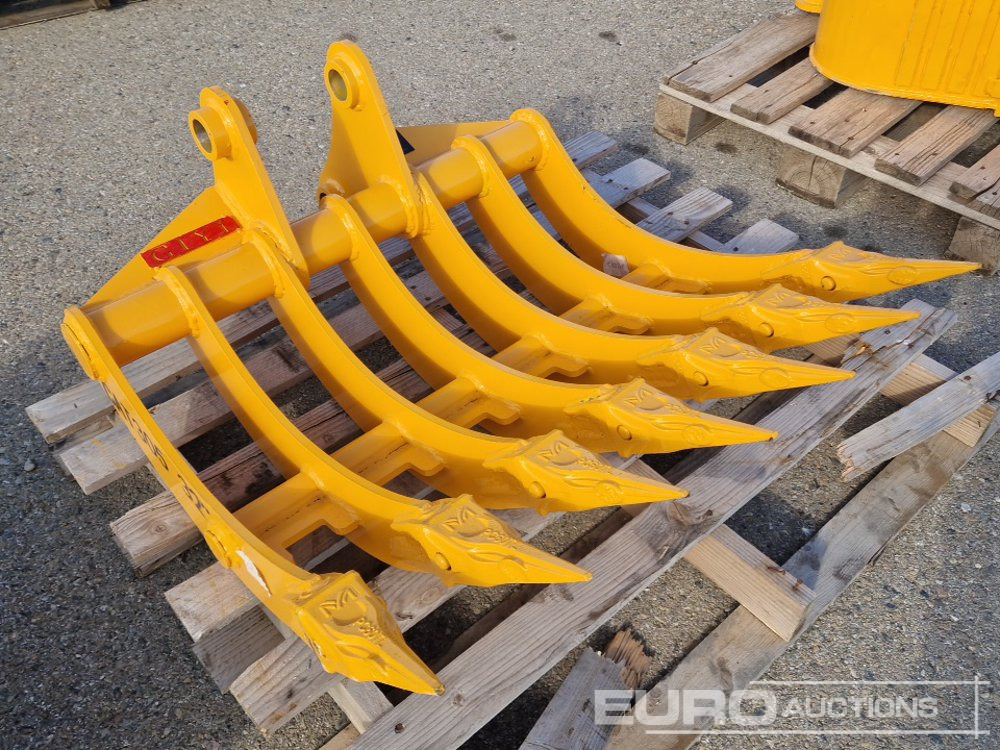 Unused 2025 Captok 32" Rake to suit Mini Excavator / Rastrillo - Cazo: foto 4 Unused 2025 Captok 32" Rake to suit Mini Excavator / Rastrillo - Cazo: foto 4