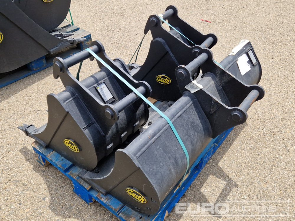 Unused Geith G03R-1200 48" Ditching Bucket, H03-0300 12" Digging Bucket, H03-450 18" Digging Bucket 40mm Pin to suit Mini Excavator / Conjunto Cazos - Cazo: foto 2 Unused Geith G03R-1200 48" Ditching Bucket, H03-0300 12" Digging Bucket, H03-450 18" Digging Bucket 40mm Pin to suit Mini Excavator / Conjunto Cazos - Cazo: foto 2