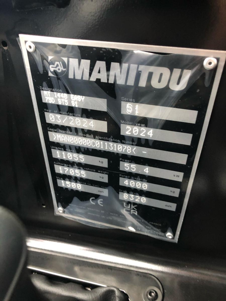 MANITOU MT1440 / 2024 - Manipulador telescópico: foto 5 MANITOU MT1440 / 2024 - Manipulador telescópico: foto 5