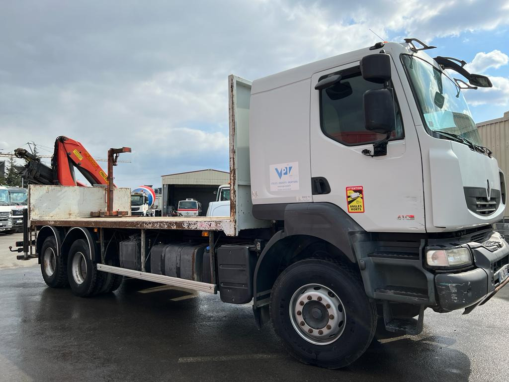 Camion grue Renault 410 AL-454-TS - Camión caja abierta, Camión grúa: foto 4 Camion grue Renault 410 AL-454-TS - Camión caja abierta, Camión grúa: foto 4