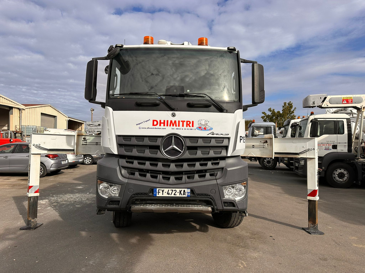 Pompe à béton BetonStar 30m avec cabine Mercedes Benz Arocs 2640 FY-472-KA - Camión bomba de hormigón: foto 1 Pompe à béton BetonStar 30m avec cabine Mercedes Benz Arocs 2640 FY-472-KA - Camión bomba de hormigón: foto 1