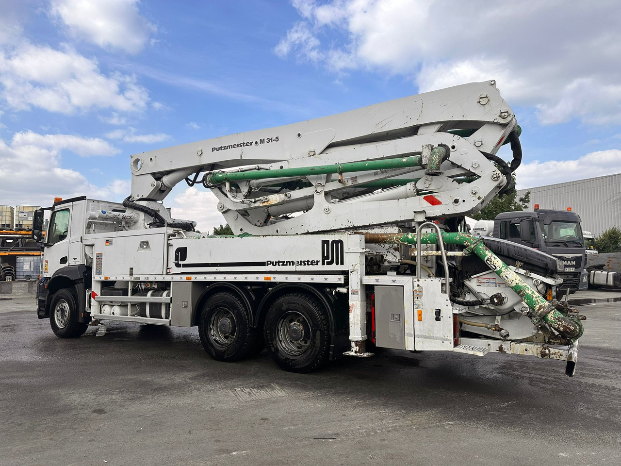 Pompe à béton PUTZ 31m avec cabine Mercedes-Benz Arocs 2636 DZ-389-XG - Camión bomba de hormigón: foto 4 Pompe à béton PUTZ 31m avec cabine Mercedes-Benz Arocs 2636 DZ-389-XG - Camión bomba de hormigón: foto 4