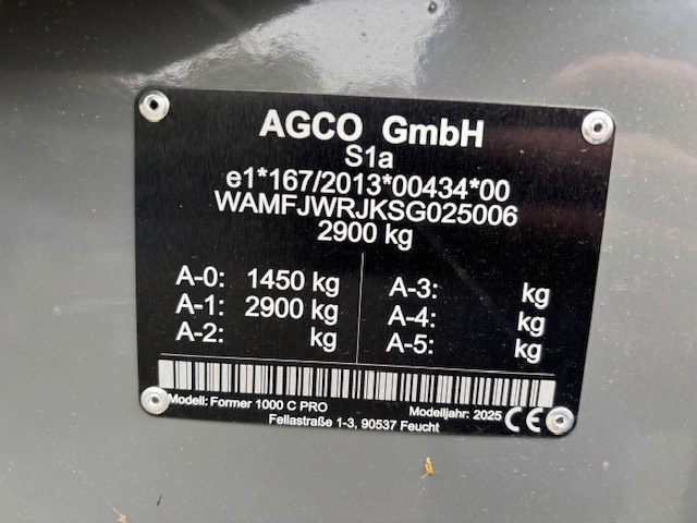 Fendt Former 1000 C PRO - Henificadora: foto 2 Fendt Former 1000 C PRO - Henificadora: foto 2