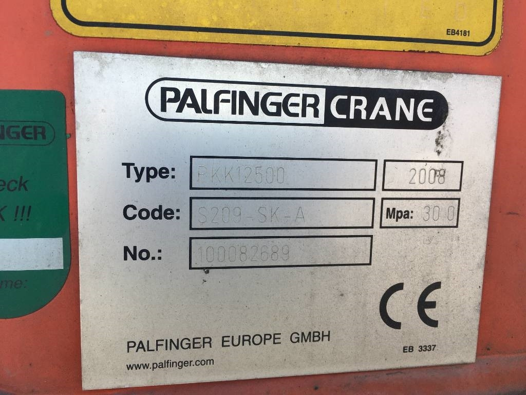 Palfinger PKK12500 - Grúa para camión para Camión: foto 3 Palfinger PKK12500 - Grúa para camión para Camión: foto 3