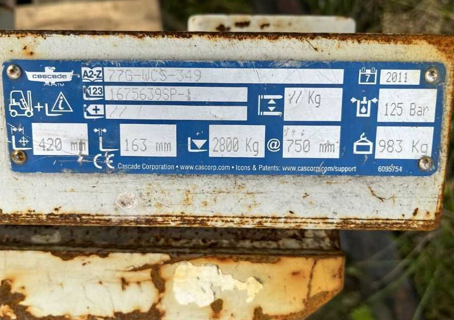 Cascade 77G, Zellulose-/Ballenklammer - Pinza: foto 5 Cascade 77G, Zellulose-/Ballenklammer - Pinza: foto 5