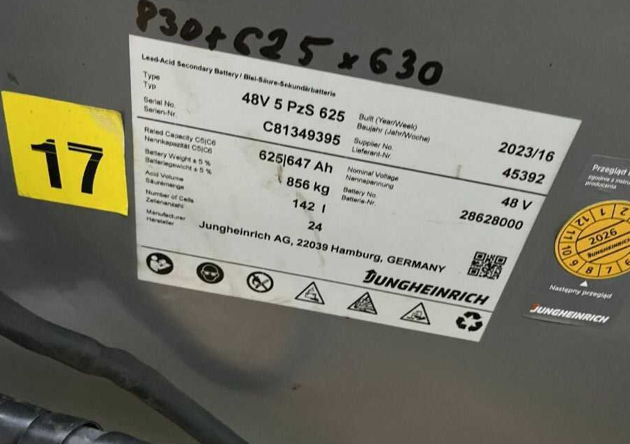 Jungheinrich EFG216k - Carretilla elevadora eléctrica: foto 5 Jungheinrich EFG216k - Carretilla elevadora eléctrica: foto 5